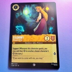 eilonwy [black cauldron] - 7/204 (common) — lorcana: whispers in the well
